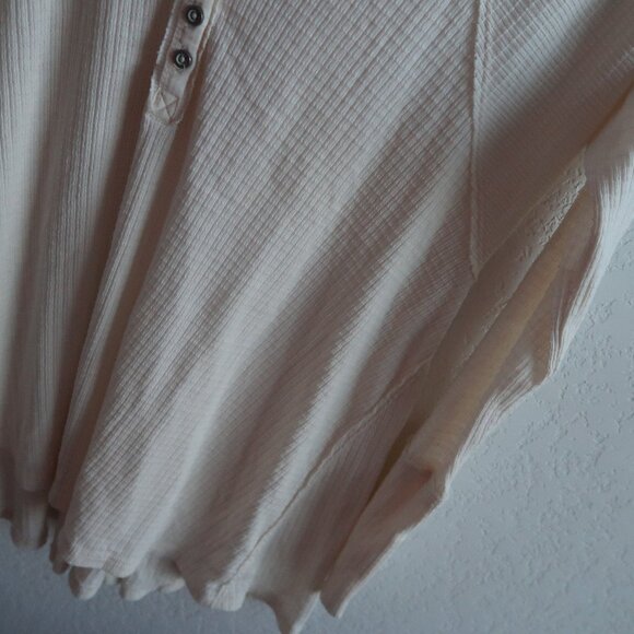Free People We The Free Cream Thermal Size Small - Picture 6 of 8